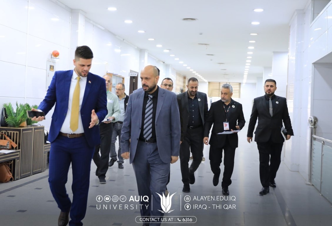رئيس جامعة العين ألعراقية يجري جولة ميدانية لمتابعة سير الامتحانات الوزارية المشتركة