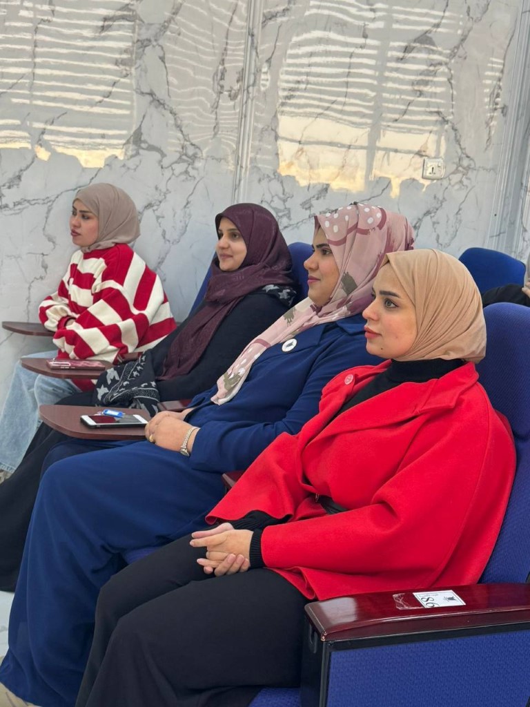 وحدة تمكين المرأة في كلية التقنيات الصحية والطبية تقيم ورشة توعية بعنوان "تأثير الفحوصات الشعاعية على المرأة الحامل"