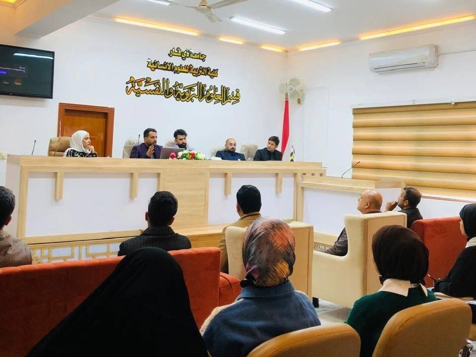 زيارة طلبة الذكاء الاصطناعي لكلية التربية للعلوم الانسانية