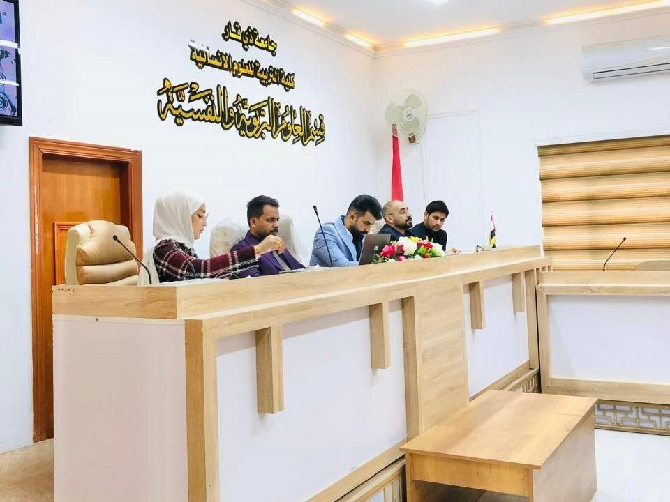 زيارة طلبة الذكاء الاصطناعي لكلية التربية للعلوم الانسانية