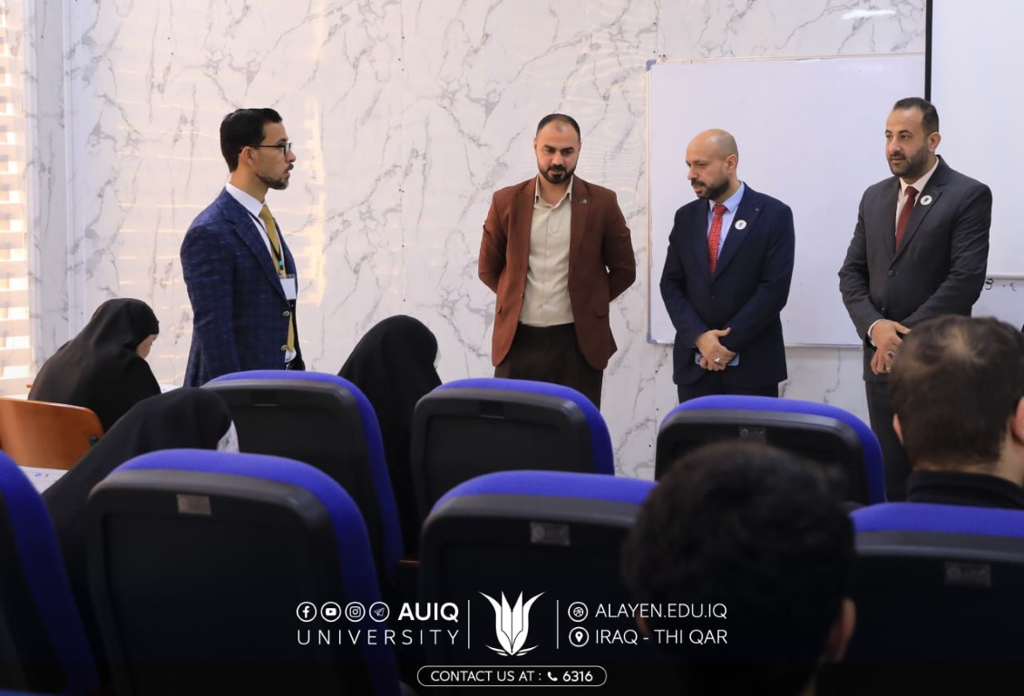 رئيس جامعة العين العراقية يتفقد القاعات الامتحانية في كلية التربية