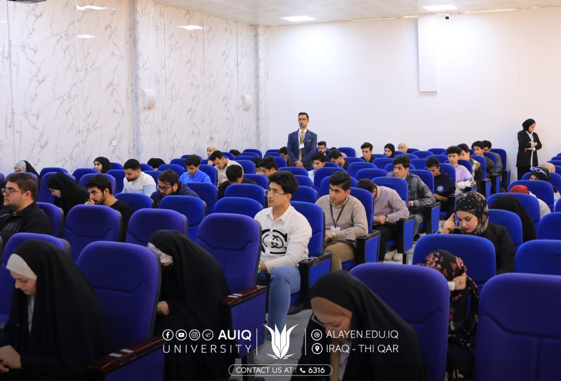 رئيس جامعة العين العراقية يتفقد القاعات الامتحانية في كلية التربية