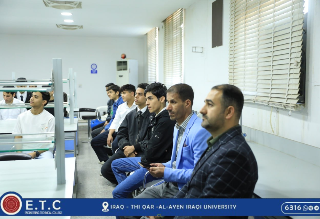 الكلية التقنية الهندسية - جامعة العين تستقبل طلبة ثانوية محمد الصدر في زيارة تعريفية