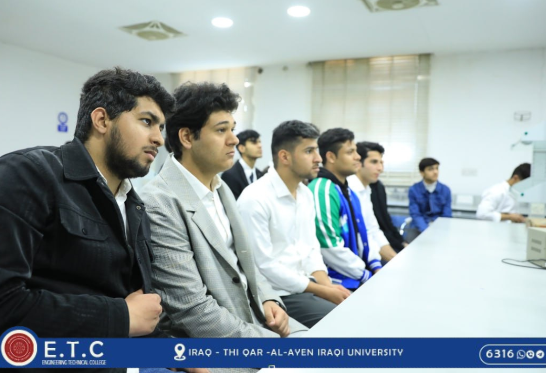 الكلية التقنية الهندسية - جامعة العين تستقبل طلبة ثانوية محمد الصدر في زيارة تعريفية