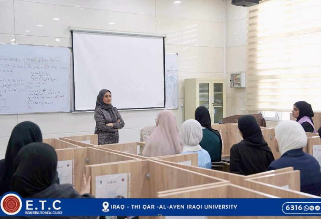 الكلية التقنية الهندسية تستقبل مدرسة أور الثانوية للبنات في زيارة علمية