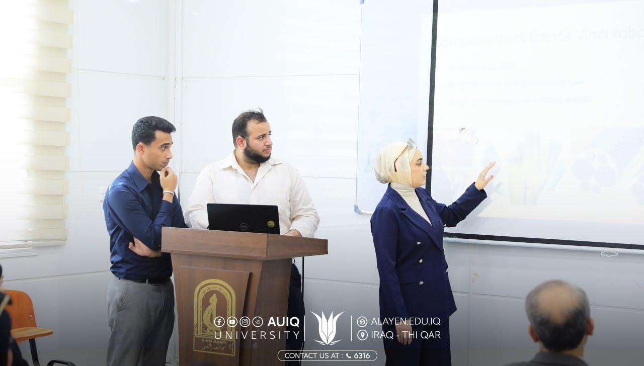 ورشة عمل طلابية بعنوان “روبوت دافينشي للجراحة”
