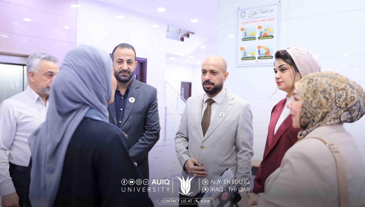 رئيس جامعة العين العراقية يجري جولة في كليتي الهندسة والتقنية الهندسية