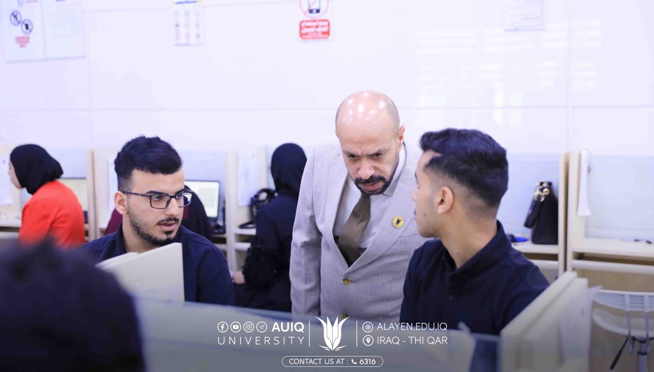 رئيس جامعة العين العراقية يجري جولة في كليتي الهندسة والتقنية الهندسية