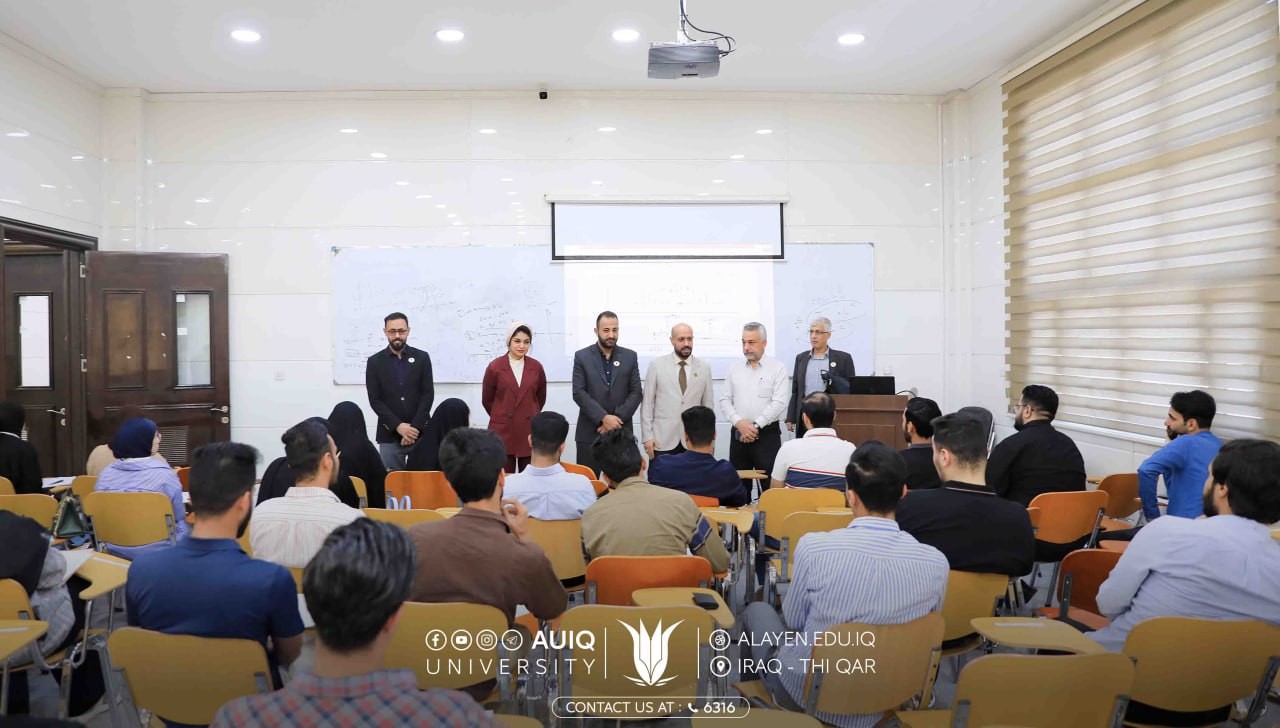 رئيس جامعة العين العراقية يجري جولة في كليتي الهندسة والتقنية الهندسية