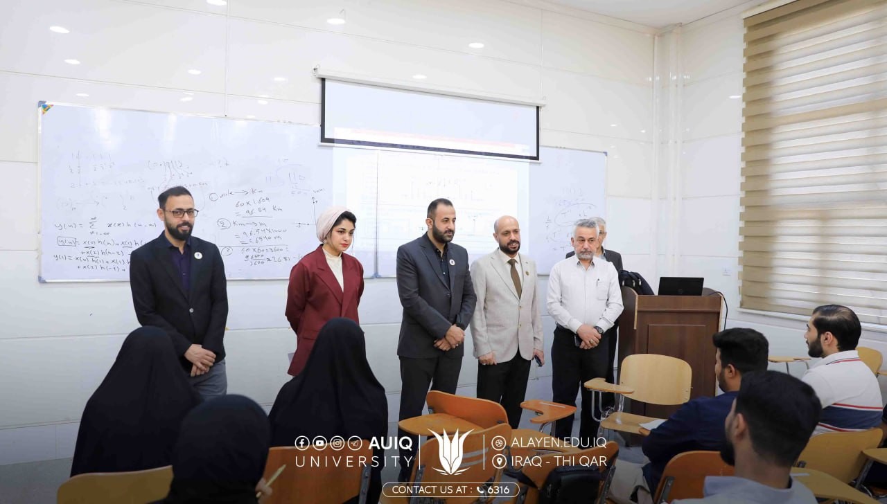 رئيس جامعة العين العراقية يجري جولة في كليتي الهندسة والتقنية الهندسية