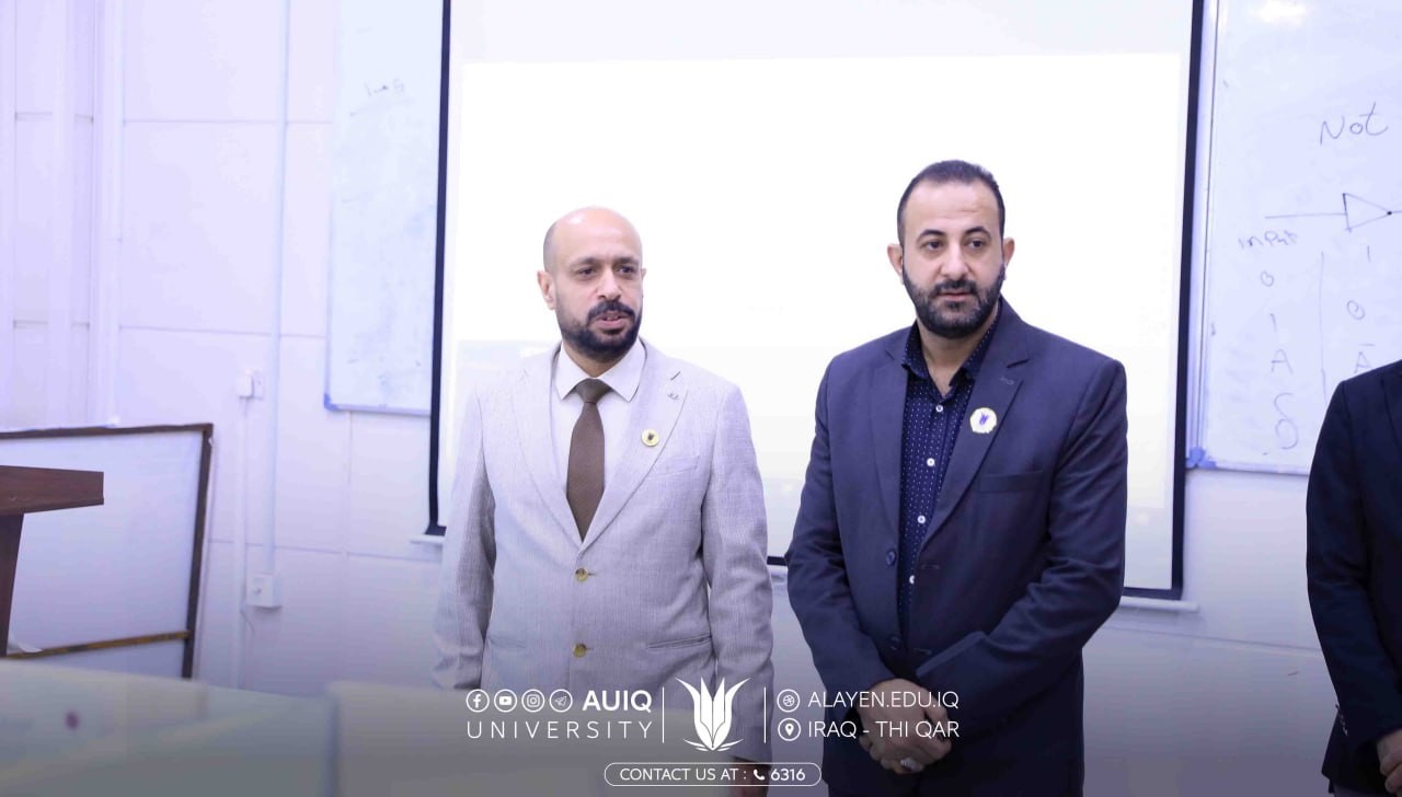 رئيس جامعة العين العراقية يجري جولة في كليتي الهندسة والتقنية الهندسية