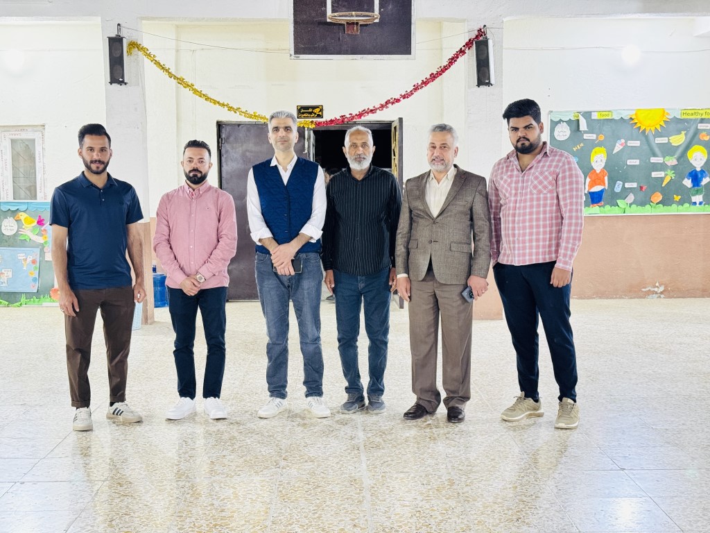 روح العطاء: طلبة الكلية التقنية الهندسية في زيارة إنسانية إلى مدرسة التضامن.